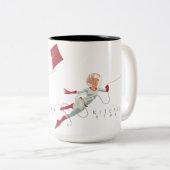 Kitefliersのスタジオのマグ ツートーンマグカップ (正面右)