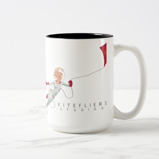 Kitefliersのスタジオのマグ ツートーンマグカップ (右)