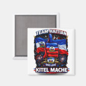 Kitel Mache Haiti One Love Flag マグネット (正面/裏面)