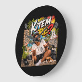Kitem Re? – ゴアの生き方 ラージ壁時計 (傾斜)