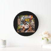 Kitem Re? – ゴアの生き方 ラージ壁時計 (ホーム)