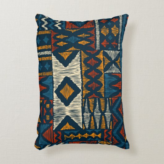 Kitenge chitenge Pattern Africa アクセントクッション (正面(垂直))