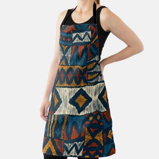 Kitenge chitenge Pattern Africa エプロン (インサイチュ)