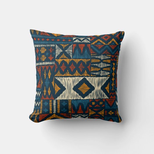 Kitenge chitenge Pattern Africa クッション (正面)