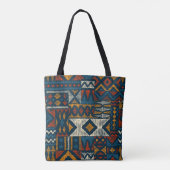 Kitengue Ankara chitenge Pattern Africa トートバッグ (裏面)