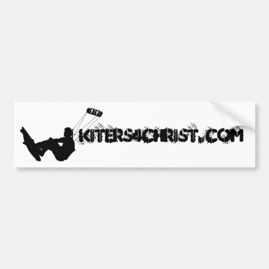 Kiters4Christ.com バンパーステッカー (正面)