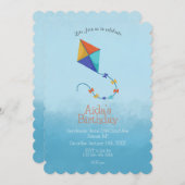 Kites in the Sky招待状 カラフル: 招待状 (正面/裏面)