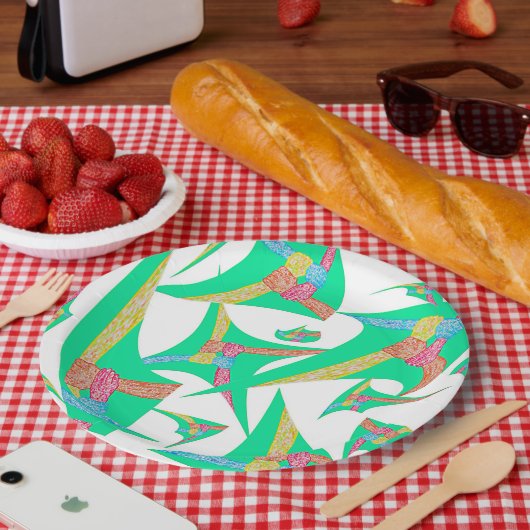 Kites of Connection Paper Plates ペーパープレート (ピクニック)