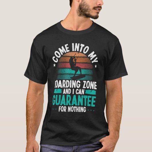 Kitesurfer Humor Guarantee for nothing Funny Kiteb Tシャツ (正面)