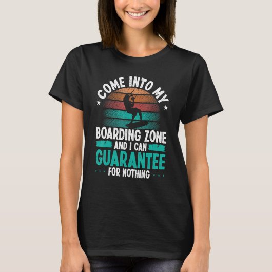 Kitesurfer Humor Guarantee for nothing Funny Kiteb Tシャツ (正面)
