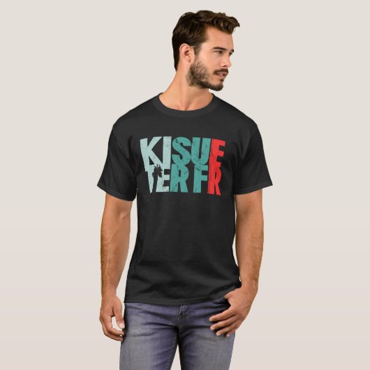 Kitesurfer Retro  Kitesurfing & Kiteboarding Tシャツ (正面フル)