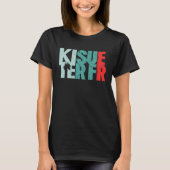 Kitesurfer Retro Kitesurfing & Kiteboarding Tシャツ (正面)