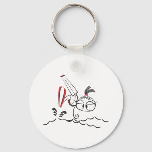 Kitesurfingの人形 キーホルダー