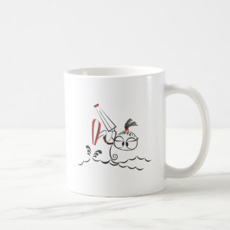 Kitesurfingの人形 コーヒーマグカップ
