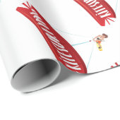 Kitesurfingの人 ラッピングペーパー (ロールコーナー)