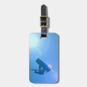 Kitesurfingの空気荷物のラベル ラゲッジタグ (正面縦)
