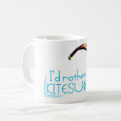 Kitesurfing コーヒーマグカップ (正面左)