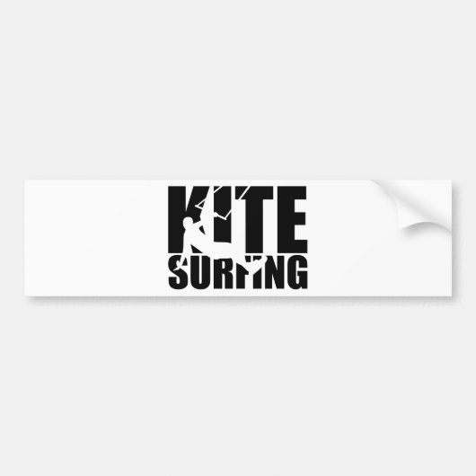 Kitesurfing バンパーステッカー (正面)