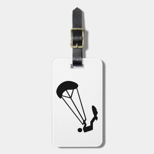 Kitesurfing ラゲッジタグ (正面縦)