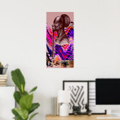 Kitete, Kikongo Bantuチーフアフリカ–1800年代 ポスター (ホームオフィス)