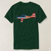 KitFoxアメリカ国旗 Tシャツ (デザイン正面)