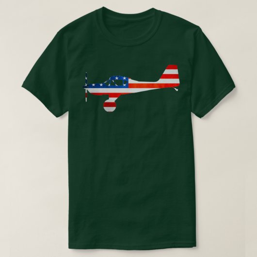 KitFoxアメリカ国旗 Tシャツ (デザイン正面)
