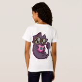 KitKat Loves You - アラスカ・キャットカフェ Tシャツ (裏面フル)