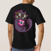 KitKat Loves You - アラスカ・キャットカフェ Tシャツ (裏面)