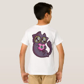 KitKat Loves You - アラスカ・キャットカフェ Tシャツ (裏面フル)