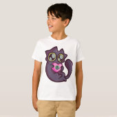KitKat Loves You - アラスカ・キャットカフェ Tシャツ (正面フル)