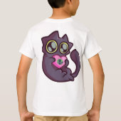 KitKat Loves You - アラスカ・キャットカフェ Tシャツ (裏面)