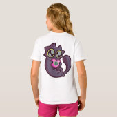 KitKat Loves You - アラスカ・キャットカフェ Tシャツ (裏面フル)