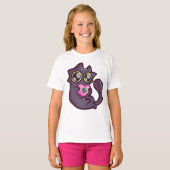 KitKat Loves You - アラスカ・キャットカフェ Tシャツ (正面フル)