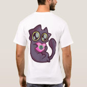 KitKat Loves You - アラスカ・キャットカフェ Tシャツ (裏面)