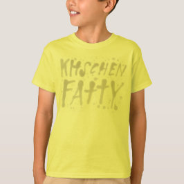 KItschen脂肪の脂肪のロゴキッドのTシャツ（黄） Tシャツ