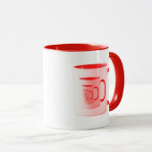 Kitschen Fotuph 5th DimensionロゴMug Diner Red マグカップ (正面右)