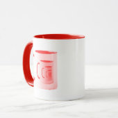 Kitschen Fotuph 5th DimensionロゴMug Diner Red マグカップ (正面左)