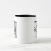 Kitschen Fotuphi Kitschen脂肪のロゴMug Mug Black マグカップ (中央)