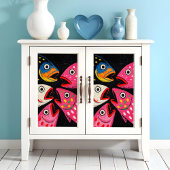 Kitschy Fish Art TissueまたはDecopage紙 薄葉紙