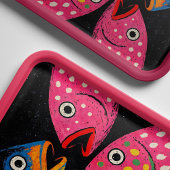 Kitschy Fish Art TissueまたはDecopage紙 薄葉紙