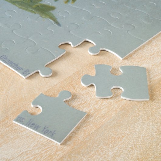 Kitschy Retro German Valentine's Card, 1884 ジグソーパズル (側面)