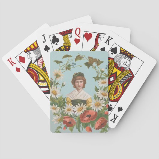 Kitschy Retro German Valentine's Card, 1884 トランプ (裏面)