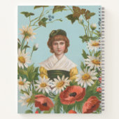 Kitschy Retro German Valentine's Card, 1884 ノートブック (裏面)