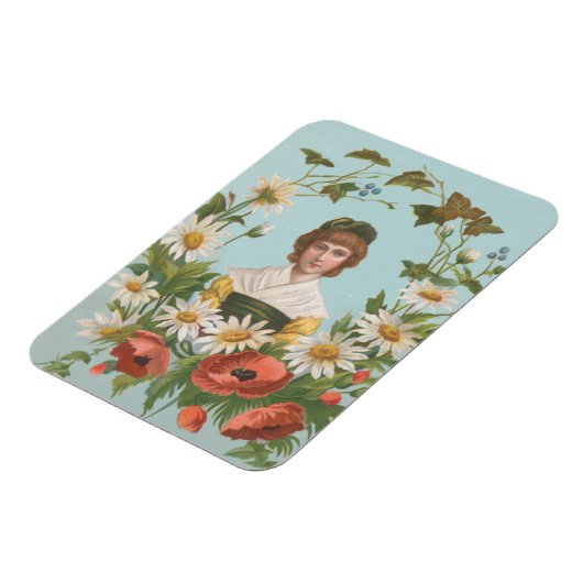 Kitschy Retro German Valentine's Card, 1884 マグネット (左側)