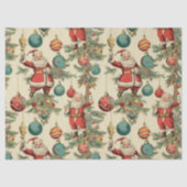Kitschy Santa and Ornaments  薄葉紙 (正面)
