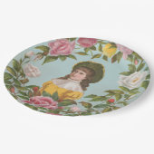 Kitschy Vintage German Valentine's Card, 1884 ペーパープレート (アングル)