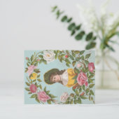 Kitschy Vintage German Valentine's Card, 1884 ポストカード (スタンド正面)