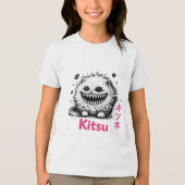 Kitsu - Soft Cat Energy トライブレンドＴシャツ (正面)