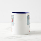 Kitsuneの芸者のマグ ツートーンマグカップ (中央)