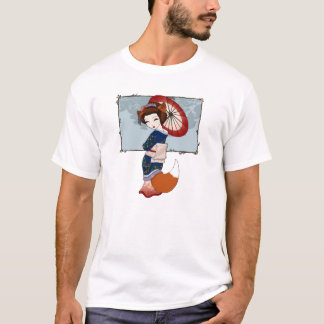 Kitsuneの芸者のTシャツ Tシャツ